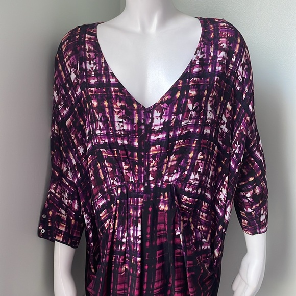 ANTHROPOLOGIE Maeve Petal Palette Boho Tunic Dress medium - Picture 4 of 7